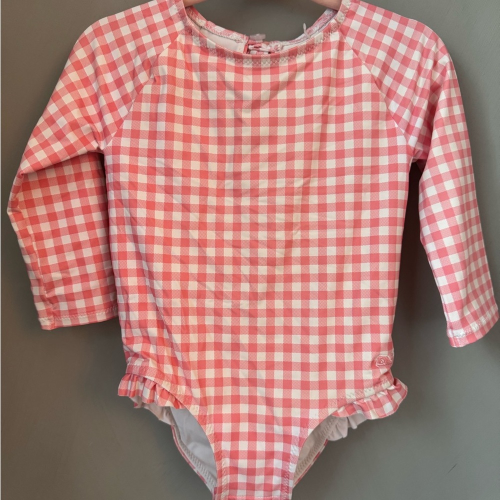 Vineyard Vines Pink Checkered Bathing Suit